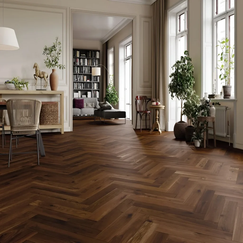 Oak_Brown_Herringbone_Flooring_4x28_inch_1